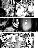 【エロ漫画】言い伝えられている怖いものを見に来たショタを抱きしめる蛇女…威勢を張るショタの服を脱がせ蛇舌でフェラ！快感に堕ちたショタは中出しセックス！【叙火：姦姦蛇螺】