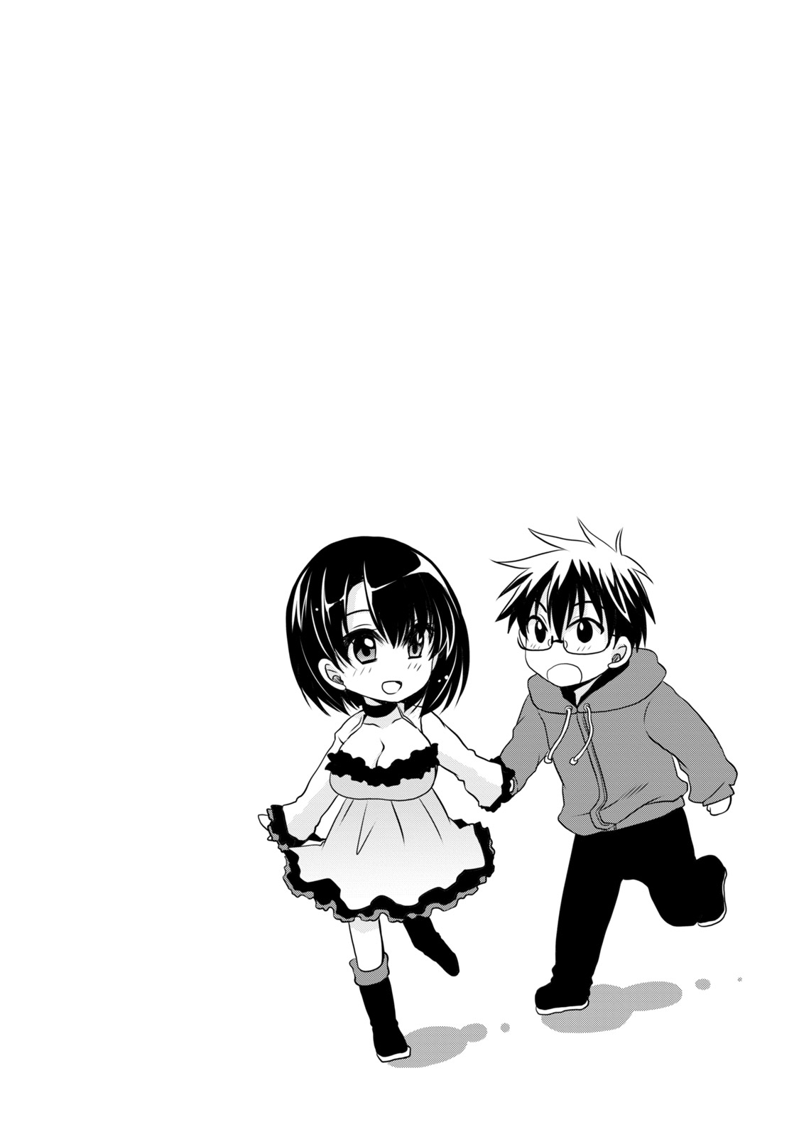 【エロ漫画】青年を誘惑しちゃう巨乳の淫乱サキュバス…フェラやバックで生ハメ中出しいちゃラブセックスしちゃう【東雲龍：秘密】