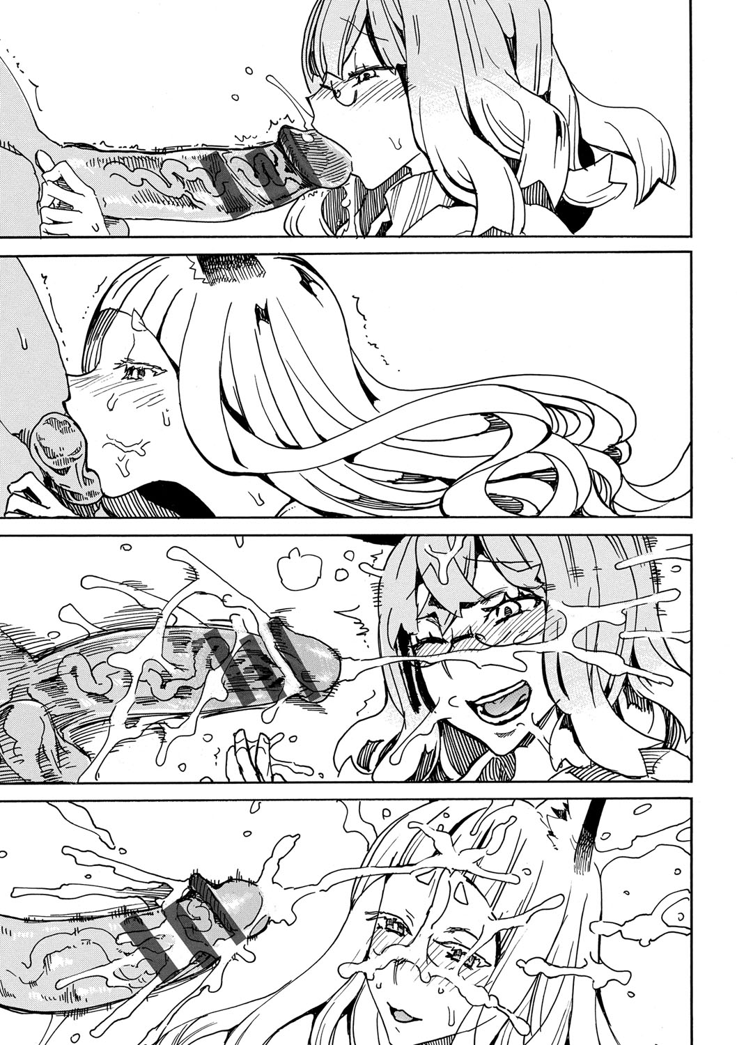 【エロ漫画】宿に客として現れた男にエッチなご奉仕を施す二人の狐お姉さん…彼女たちは客室や温泉などでご奉仕3Pセックスをしまくる！【キクタ：帰ることのできぬ宿でございます】