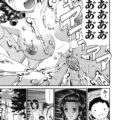 【エロ漫画】子供を人質に取られて鬼畜なストーカー男たちから陵辱輪姦を受ける巨乳人妻。肉便器扱いされる彼女は乱暴にフェラさせられたり、膣とアナルを犯されたりと集団レイプされる！【くろ：BABY IN CAR】