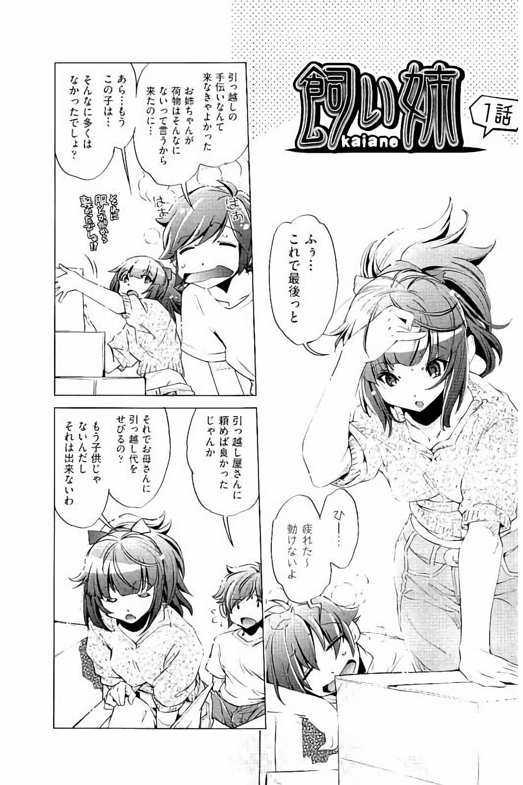 【エロ漫画】弟のオナニー姿に欲情した姉！互いに歯止め効かなくなって６９でちんことまんこ舐め合って近親相姦プレイ【おおとりりゅうじ：飼い姉】